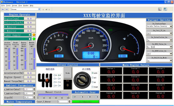 发动机控制器硬件在回路(hil)测试系统